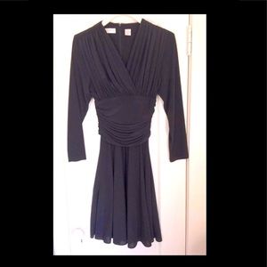 Liz Claiborne Black Evening Cocktail Dress SZ 4